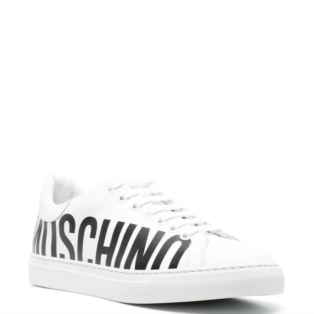 Moschino logo print low top sneakers